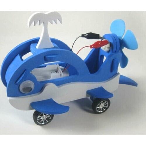 Robot toy car Diy Electric Orcas Robot Toy Car Assembly Model Children Puz To Assemble Unisex Science Eva Battery Operated