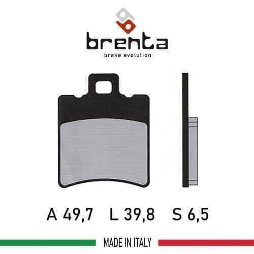 Brenta for GOVECS (ELECTRIC SCOOTERS) GO S/ GO T FT3010/FA193 Motorcycle Brake Disk Pad Organic (!! Front!!)