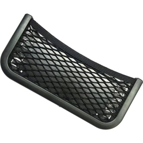 In Stock! 2021 New Hot Sale Car Seat Back Net Bag Mobile Phone Storage Bag Visor Net Bag Car Storage Net Pocket Fixed With Screw