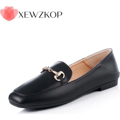 Womens Shoes Flats Loafers Ladies Fashion Leather Brand Sneakers Womens Designer Flat Ladies Shoes Woman Luxury Female Footwear