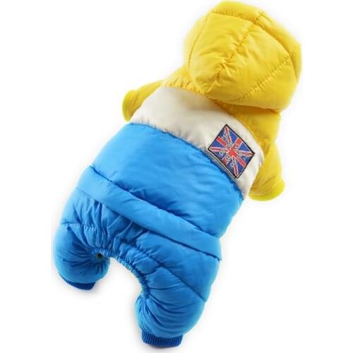 Winter Dog Clothes Thicken Warm Coat Jacket For Small Dogs Waterproof Chihuahua Yorkie Clothing Overalls Pet Jumpsuits Hoodies