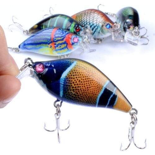1Pcs 3D Eyes Shade Lures Fishing Hard Baits 6.5cm/8.6g Sea Fishing Artificial Isca Fish Pesca Tools Wobblers For Fishing