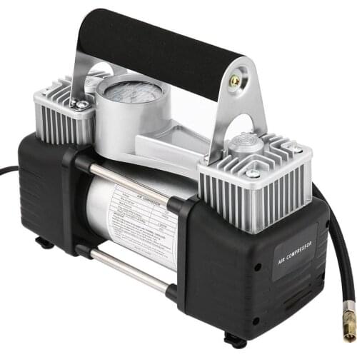 2017 Portable Styling Super Flow Car Tire Tyre Inflator DC 12V Metal Vehicle Auto Electric Pump Air Compressor Hot Drop Shipping