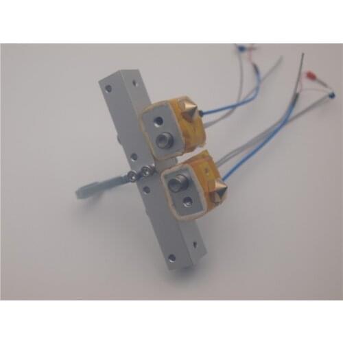 Funssor Flashforge Creator Pro 3D printer Creator dual extrusion Bar Mount Assembly w/ Stranded Thermocouple hotend kit