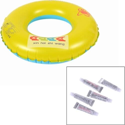 5pcs PVC Adhesive Inflatable Repair Glue Tube Patch Swimming Pool Boat Yoga Ball NEW