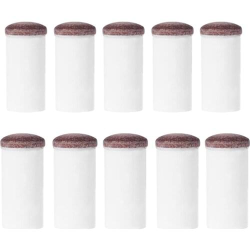 5pcs High Quality Slip-on Pool Cue Tips Plastic Snooker Cue Ferrule Billiard Accessories For Billiards Fans Entertainment