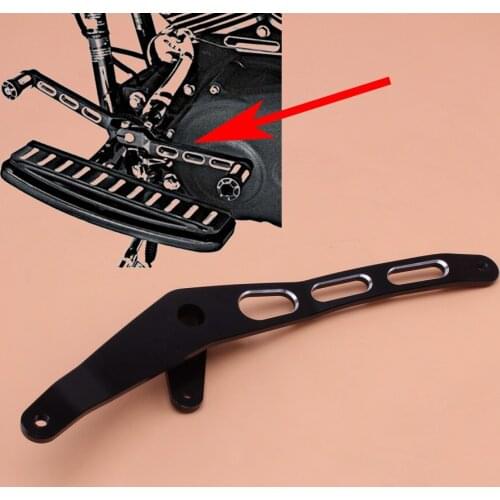 Free Shipping 1pcs Black Edge Cut Black Gear Shift Lever Softer Footrest For Harley Street 750 500 2015-2017