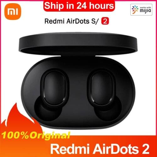 Original Xiaomi Redmi Airdots 2 TWS Wireless Bluetooth Earphone Airdots 3 SE Noise Reduction With Mic Earbuds AI Voice Control
