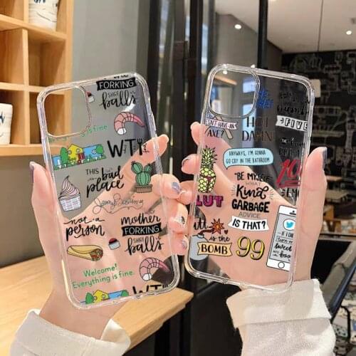 Brooklyn Nine Nine TV Show Art Phone Case Transparent soft For iphone 5 5s 5c se 6 6s 7 8 11 12 plus mini x xs xr pro max