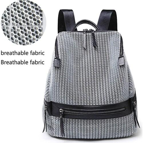Teenage Girl Children Backpacks Travel Bag Breathable Backpack Women Backpack Fashion Women Shoulder Bag solid color School Bag