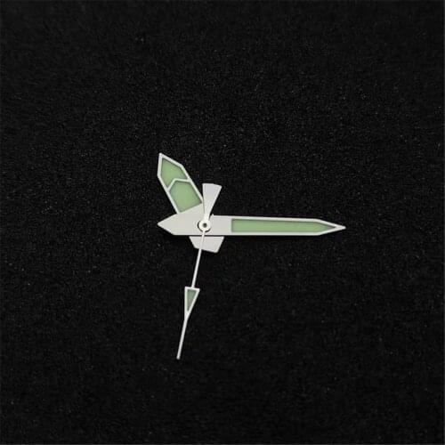 For NH35/NH36 Watch Movement Watch Hands Green C3 Luminous