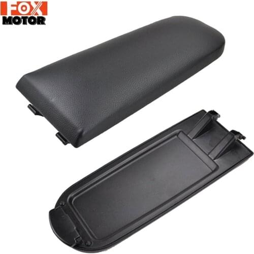 For VW Jetta Golf 4 MK4 Bora Passat B5 Beetle Polo 6R 9N 9N3 Center Console Arm Rest Lid PU Leather Armrest Cover Latch
