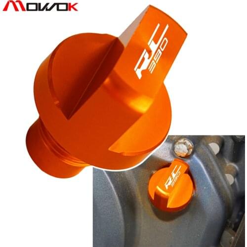 Engine Magnetic Oil Drain Plug For KTM RC390 RC 390 Motorcycle Accessories CNC Aluminum cover