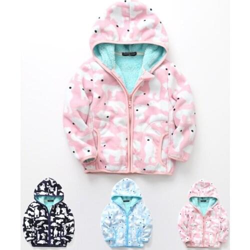 Baby boys girls fleece jacket spring coat 2020 autumn warm kids boy girl coats and jackets hooded children winter outerwear