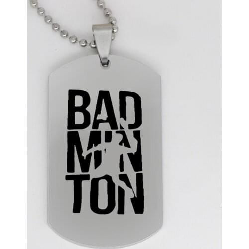 Personality Army card pendant dog card bad man ton stainless steel jewelry sports gift Customed necklace N4061