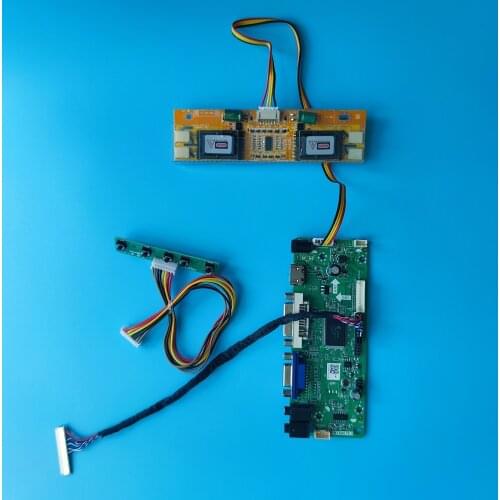 Kit for LTM170EU LVDS 4 lamps M.NT68676 DIY Driver 17" 1280X1024 VGA DVI Screen Panel 30pin Controller board