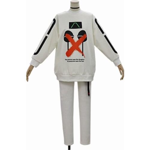 Anime DRB Games Voice Actor The Dirty Dawg Ramuda Amemura Cosplay Costume Women Custom O Neck T-Shirt Long Sleeve Tops Pants Wig