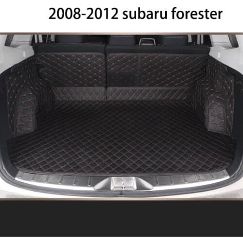 3D 2017 Leather Car Trunk Mat Cargo Liner for Subaru Forester 2008 2009 2010 2011 2012 SH Rug Carpet Interior Accessories