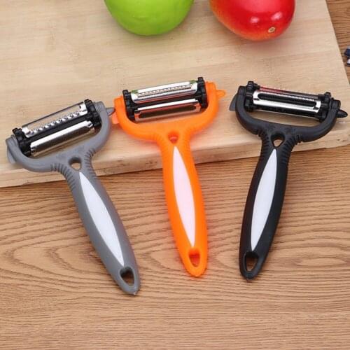 Three in one multifunctional apple peeler melon fruit grater scraping fruit peeling knife planing knife kitchen tool