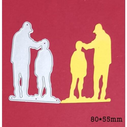 Metal cutting dies father talk with kid new craft cut die mold Scrapbooking craft paper knife mould blade punch stencils dies