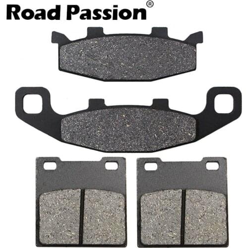 Motorcycle Front and Rear Brake Pads for Suzuki GSX250 Across 1990-1998 GSF400 Bandit 400 1991-1995 GS500 1989-1995