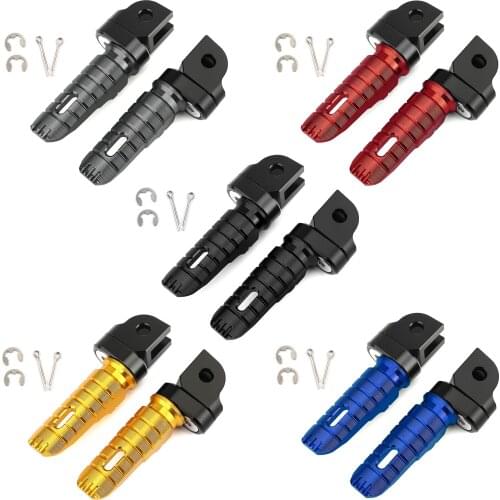 Topteng For HONDA CB125R CBR250RR CBR1000RR CB600F CB1100/RS/SX Front Footrests Foot Peg for SUZUKI HAYABUSA GSX-S750 S1000