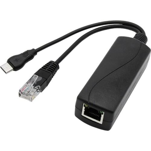POE Splitter 5v POE USb Tpye-C Power Over Ethernet 48V To 5V Active POE Splitter Micro USB Tpye-C Plug for Raspberry Pi