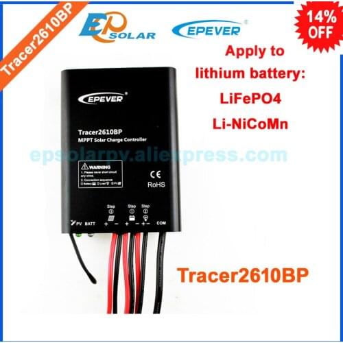 Regulator Solar EPsolar panel controller Tracer2610BP for 12v 130w 24v 260w panel system use waterproof feature 10A 10amp