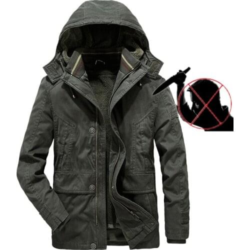 Self Defense Anti Cut Clothing Stealth stab Knife cut Resistant concealed mens jackets Security Police cut proof overcoat tops