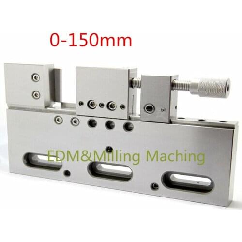 Wire EDM Machine High Precision Vise Stainless Steel 0-150mm Jaw Manual Opening For CNC Service