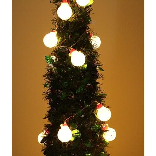 Snowman LED Fairy String Lights Santa Christmas Light Home Garden Indoor Party Wedding Christmas Decoration Light