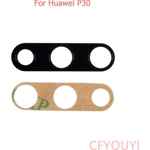 1~5pcs For Huawei P30 / P30 Pro Rear Back Camera Glass Lens Cover with Adhesive Sticker Glue