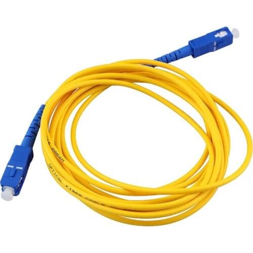 10 Meters SC-SC SM SX 3mm 10M 9/125um SC/PC Fiber Optic Patch Cord Optical Fiber Jumper Cable