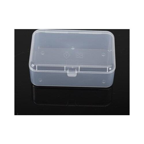 20pcs Clear Lidded Small Plastic Box For Trifles Parts Tools Storage Box Jewelry Display Box Screw Case Beads Container New