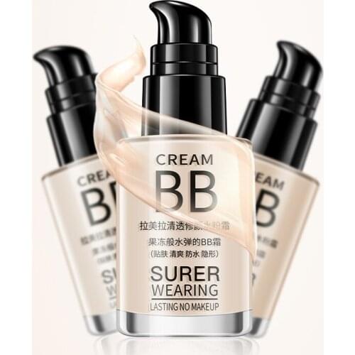 BB Cream Professional Full Coverage Liquid Foundation Concealer Oil-control Easy to Wear Soft Face Makeup Foundation