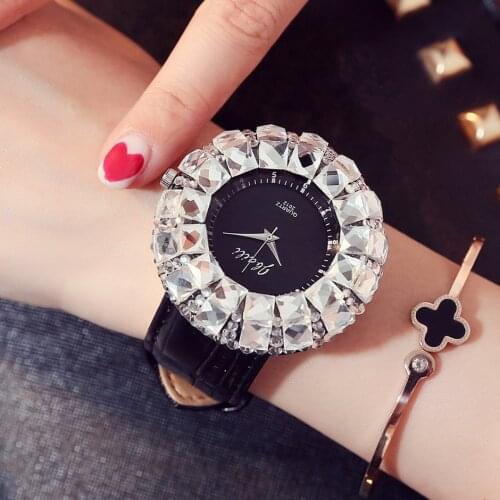 Women watches Luxury Fashion quartz-watch Womens Wristwatch clock relojes mujer dress ladies rhinestone watch montre femme