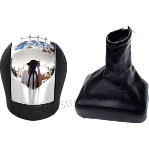 Chrome ABS 5 / 6 Speed Car Gear Shift Knob Chrome For Vauxhall Opel Vectra C B Corsa Astra G SIGNUM Combo 2002 2003 2004 2005