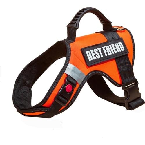 Choke Free Perfect Fit Active Soft Dog Harness Breathable Adjustable Pet Vest for Outdoor Working Small Dogs, Large