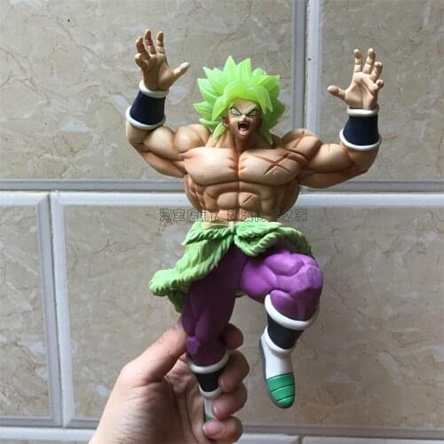BANDAI Dragon Ball Action Figure Ichiban Reward Decisive Battle Saiyan Super Broly Green Hair Limited Model Decoration Toy