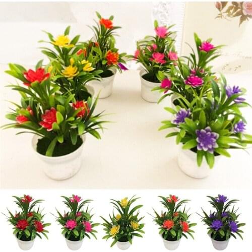 Bonsai Desktop Plants Potted Artificial Flowers Decors Home Decoration Ornament Home Room Table Gift For Weddings, Parties, Etc