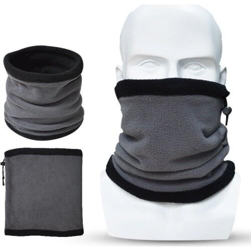 JAMONT Design Popular Double Layers Multipurpose Polar Fleece Neck Warmer Ear Warmer, Mask Hat For Promotion braga cuello
