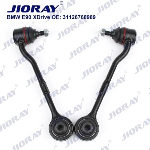 JIORAY Pair Front Lower Suspension Control Arm Straight For BMW 3 Series E90 E91 E92 X1 E84 xDrive 31126768989