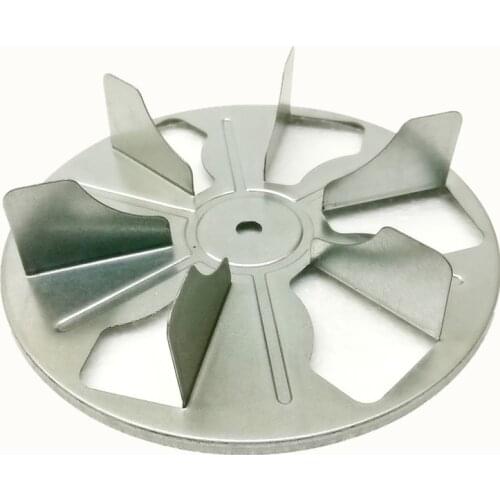 Motor blade metal fan blade blower motor fan blade replacement air blower fan blades oven fan motor replacement part 150*34*8mm