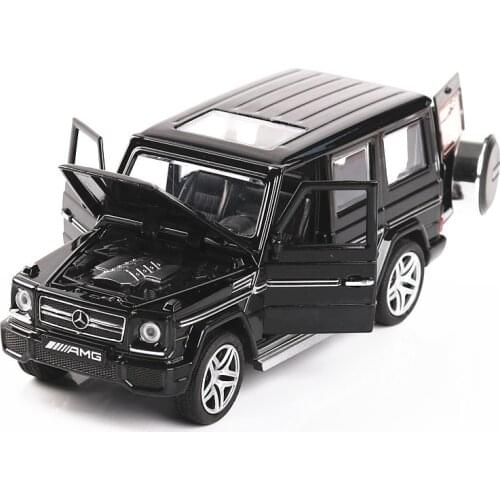 Mercedes-Benz Alloy car Model With Pull Back Electronic toy with Simulation lights and Music Model Car Toys For kids gift