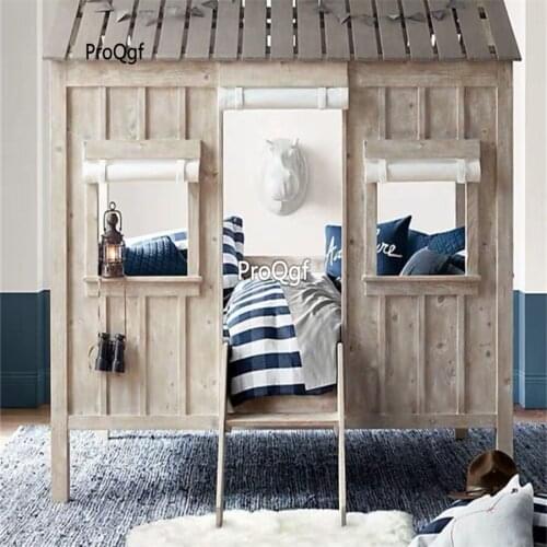 Ngryise 1 Set children house shape dear fashion bed