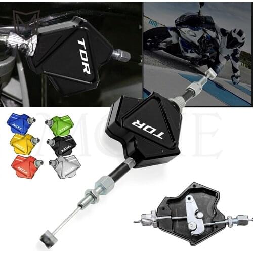 Motorcycle CNC Aluminum Stunt Clutch Lever Easy Pull Cable System For YAMAHA TDR125 TDR240 TDR250 TDR 125 240 250