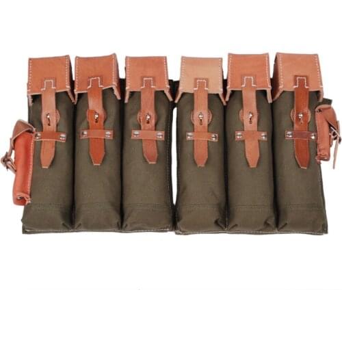 WW2 GERMAN MP44 POUCH MILITARY MAGAZINE POUCH SET