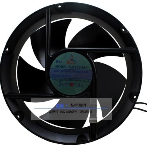 NEW Suntronix SAN JUN SANJUN SJ2206HA2 220V 0.28A 22060 ball bearing metal Round cooling fan