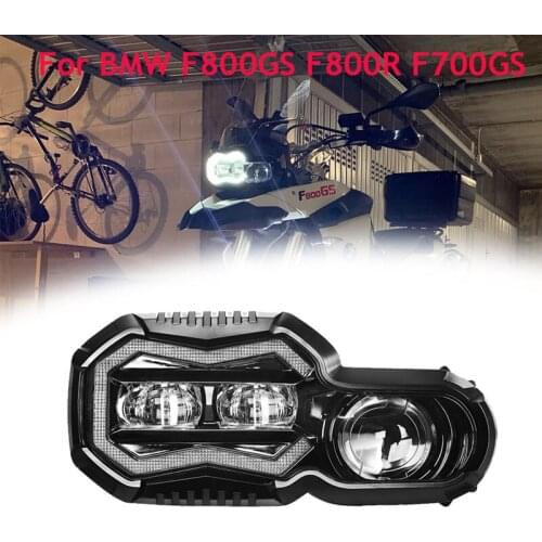E-mark Approved Headlights for BMW F650GS F700GS F800GS ADV F800R Motorcycle Lights Complete LED Headlights Assembly