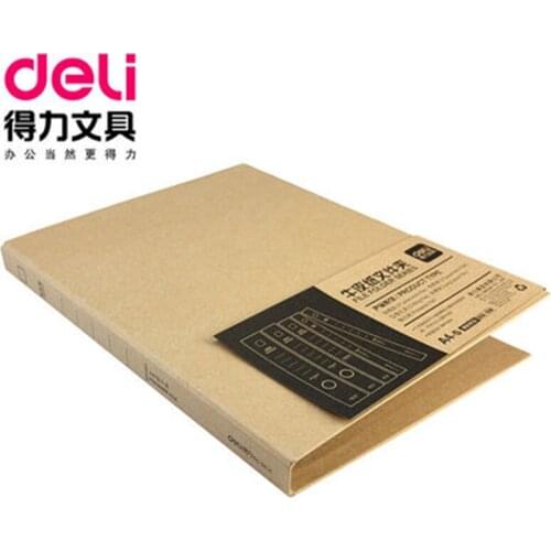 5914 kraft paper A4 Business folders Single force clamp Stationery for office supplies students Creative office supplies